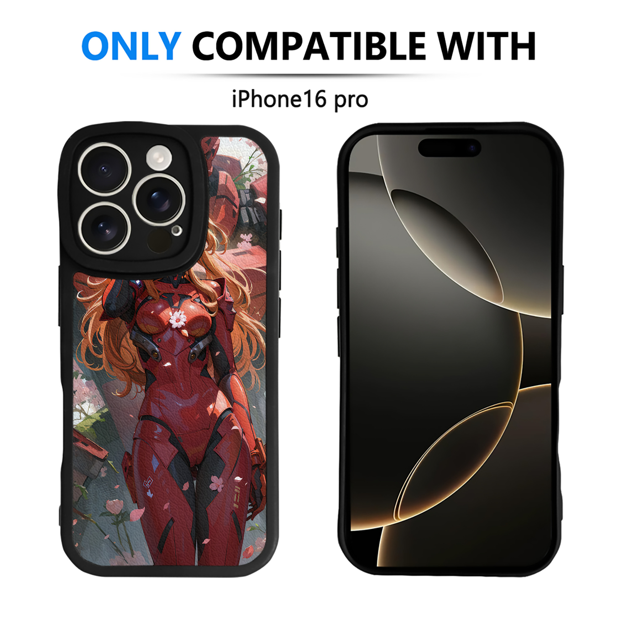 （画像用） EVA 新世紀エヴァンゲリオン 【iPhone 16シリーズ対応】シリコンスマホケース（レザー調） 材質：シリコン